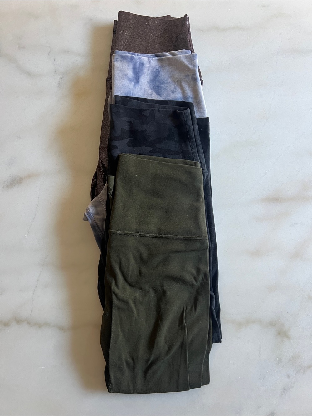 lululemon athletica Olive Green & Neutral Mixed Align Active Leggings Pack
